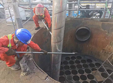 魏橋116臺酚水蒸發(fā)換熱器進行改造驗收成功